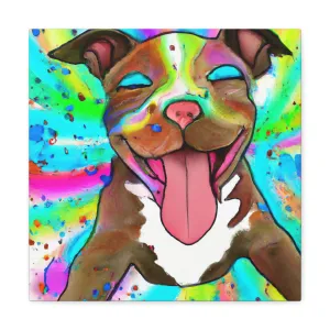 Gustaf D'Royaume - Pitbull Puppy - Canvas