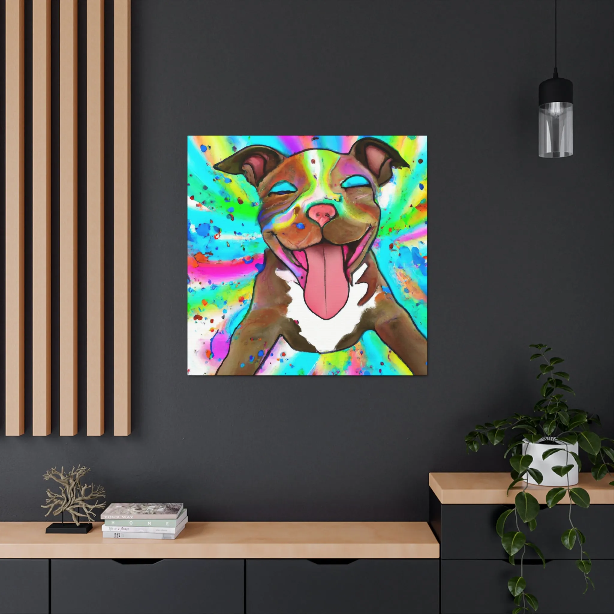 Gustaf D'Royaume - Pitbull Puppy - Canvas