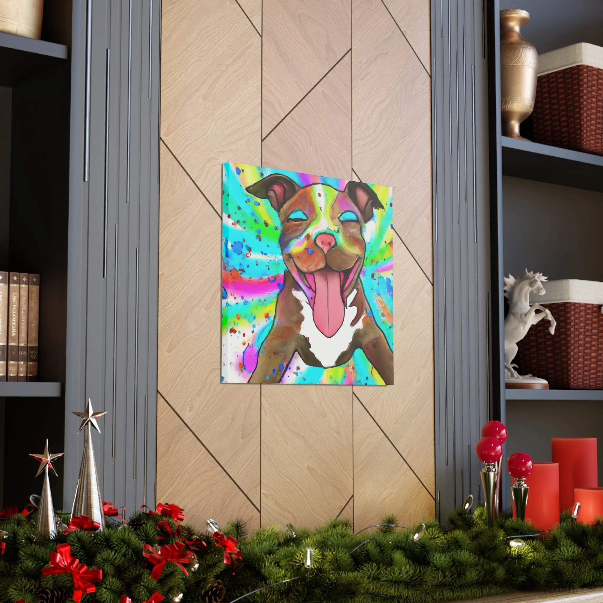 Gustaf D'Royaume - Pitbull Puppy - Canvas