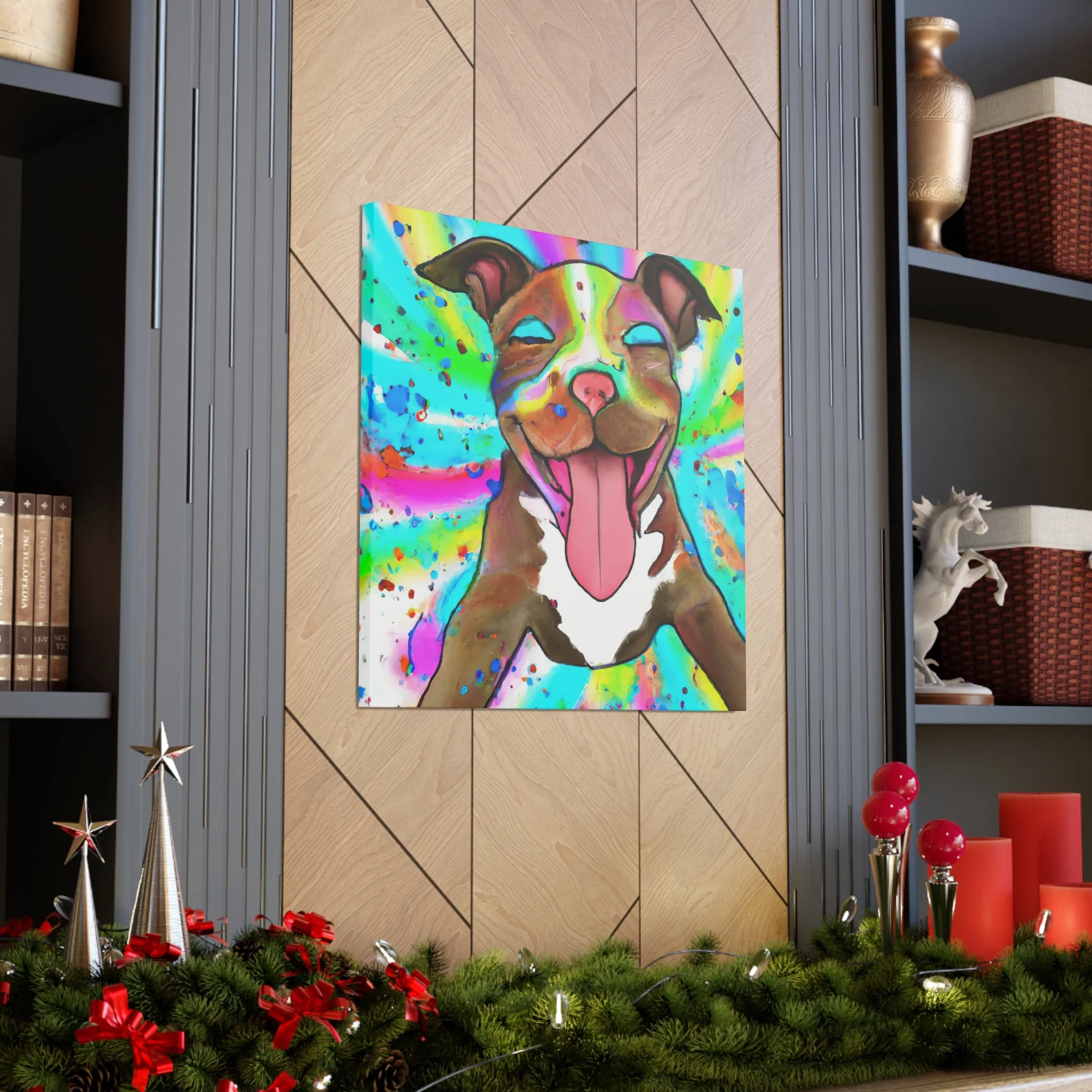 Gustaf D'Royaume - Pitbull Puppy - Canvas