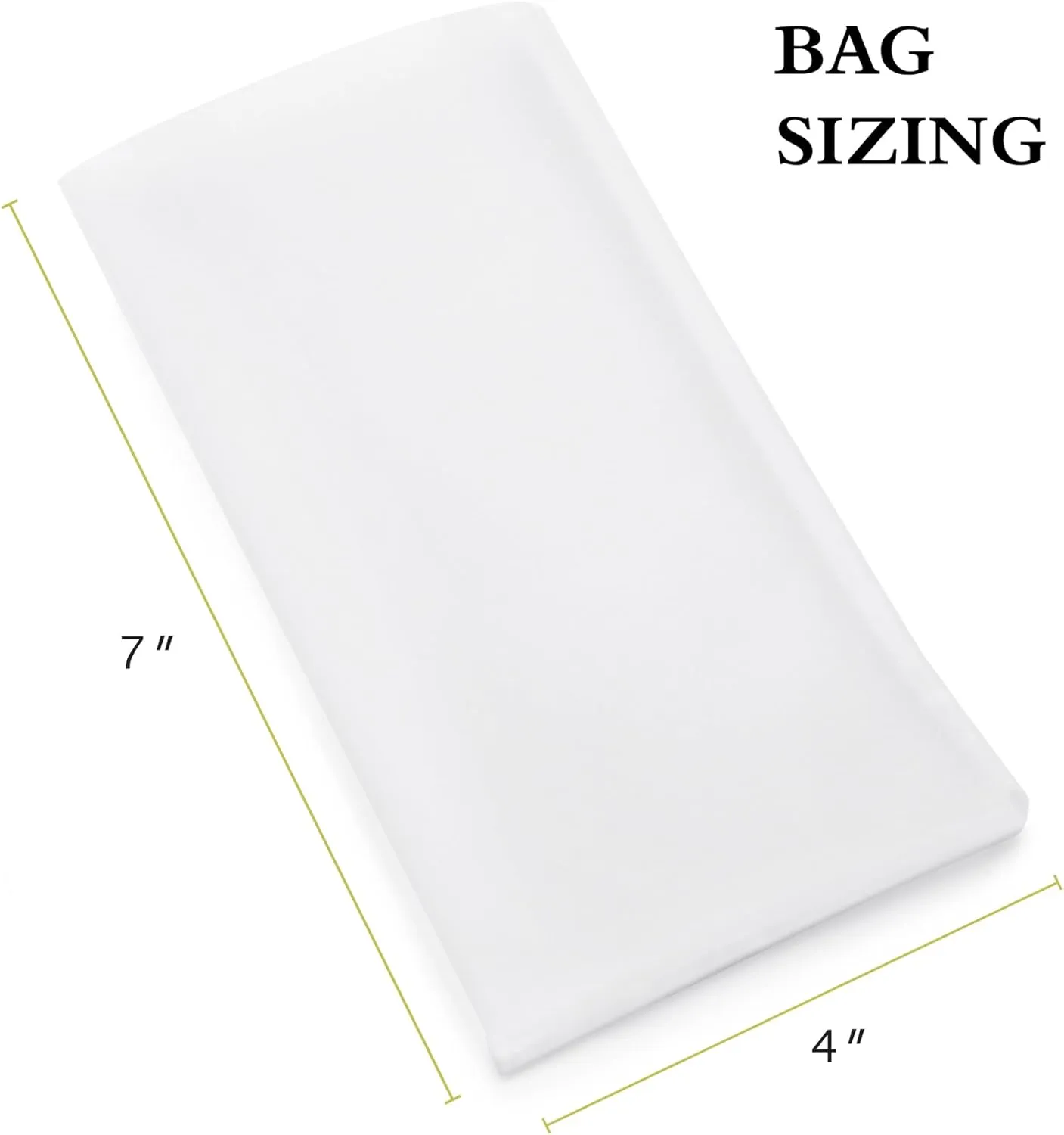 Gutenberg's tough 4x7 inch nylon micron filter bags 25-50 Packs | tea filter bags | All Micron Sizes (25-Pack, 90 Micron (u))