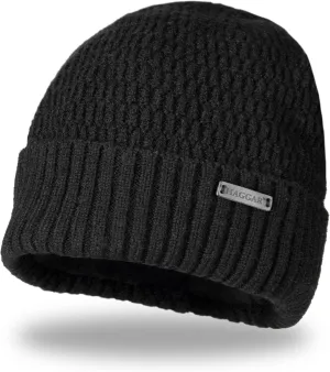 Haggar Men's Knit Cuffed Beanie Hat