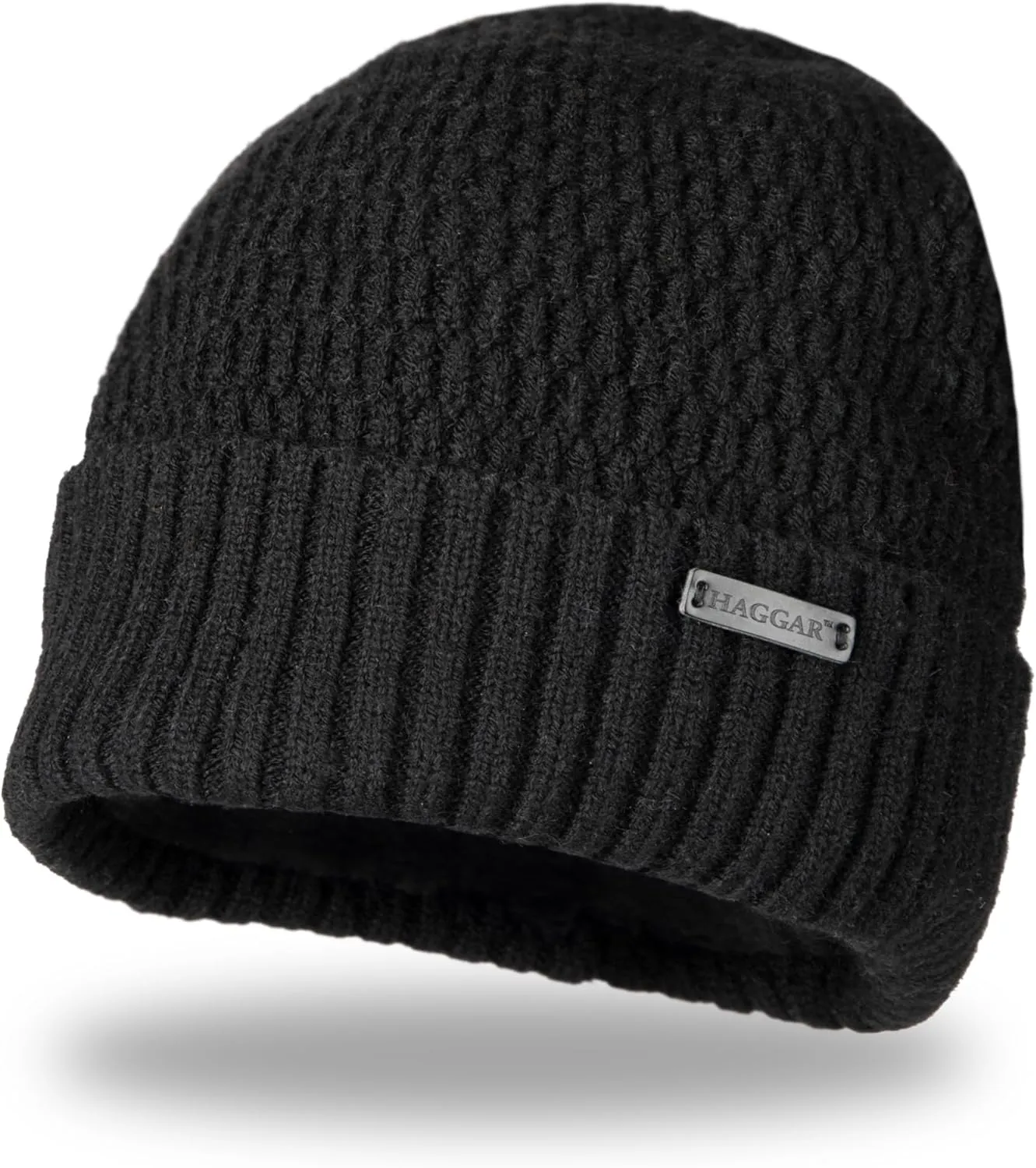 Haggar Men's Knit Cuffed Beanie Hat