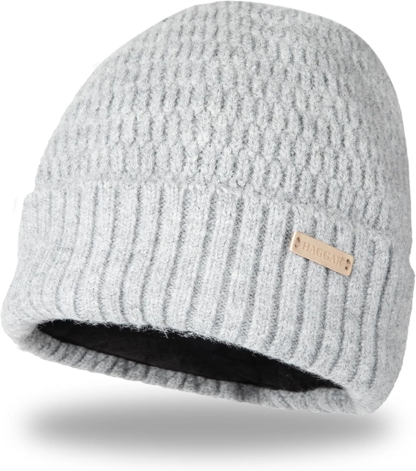 Haggar Men's Knit Cuffed Beanie Hat