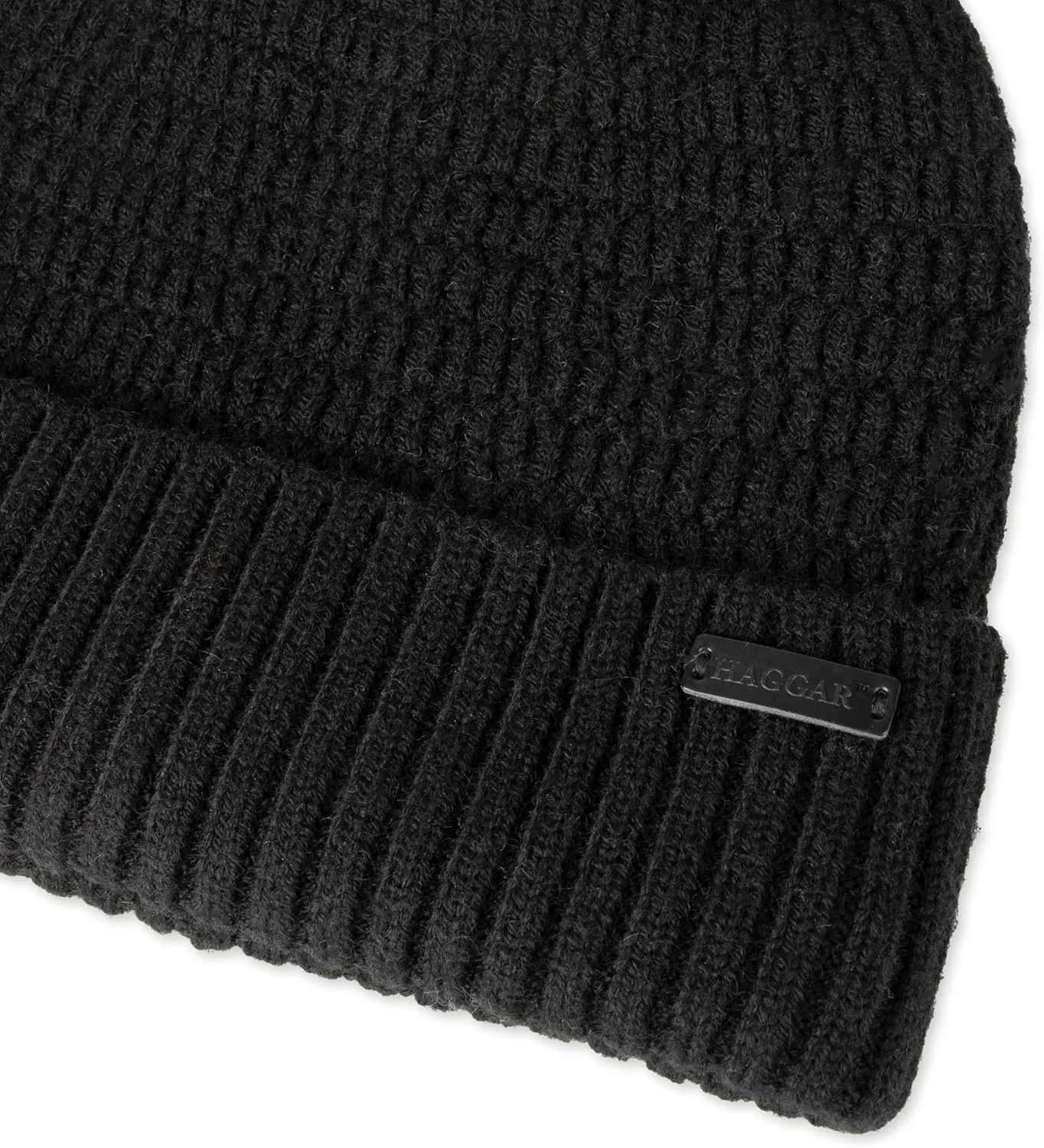 Haggar Men's Knit Cuffed Beanie Hat