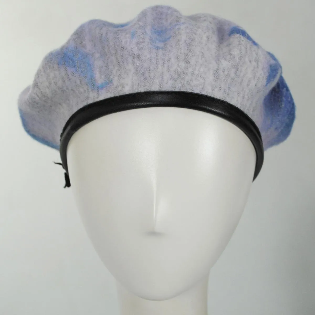 Heathered Tie Dye Wool Military Beret