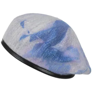Heathered Tie Dye Wool Military Beret