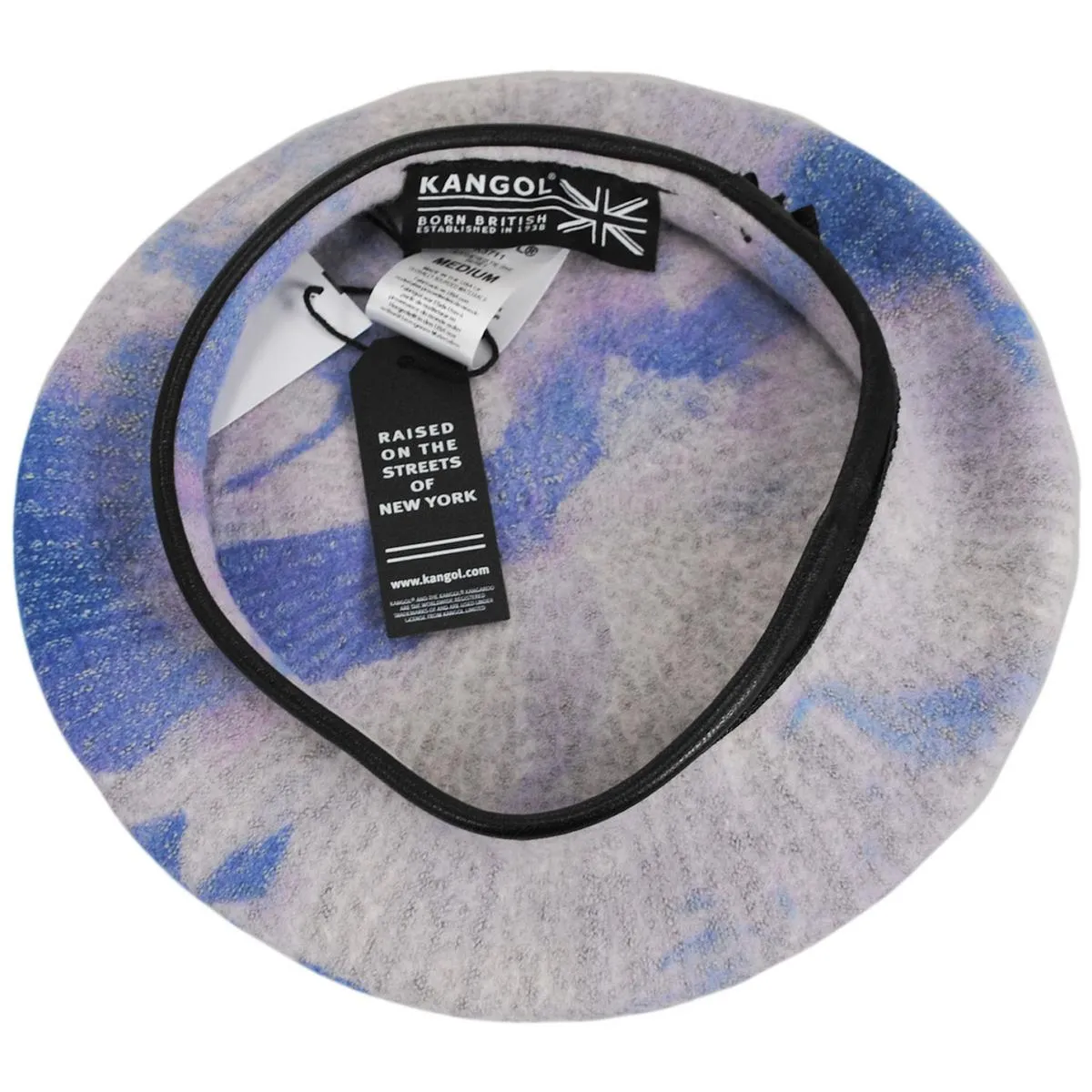 Heathered Tie Dye Wool Military Beret