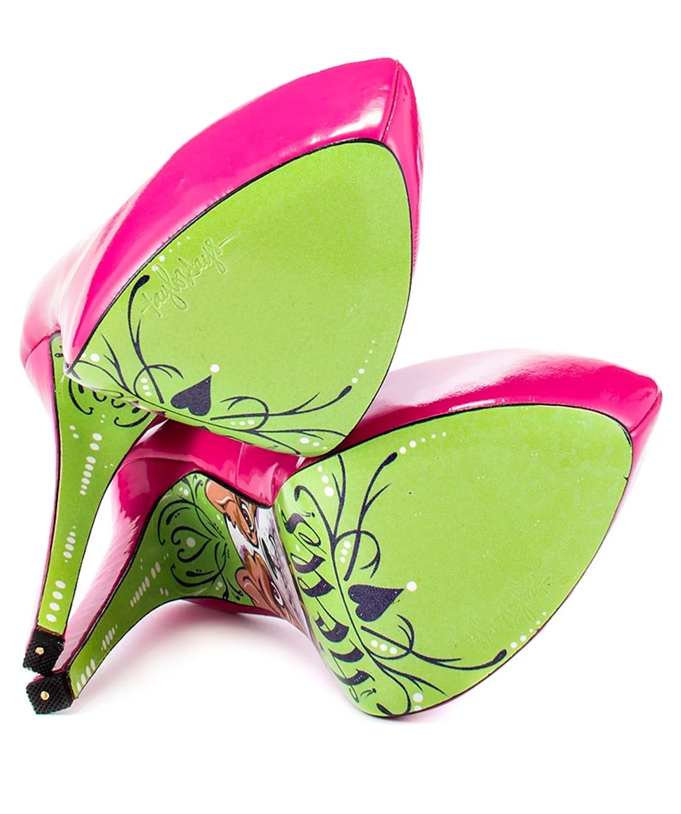 Hells Bells Patent Leather Platforms
