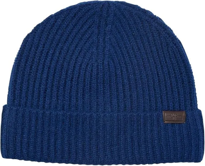 Hickey Freeman 100% Italian Cashmere Hat for Men – Ultra-Soft Men’s Knit Luxury Beanie