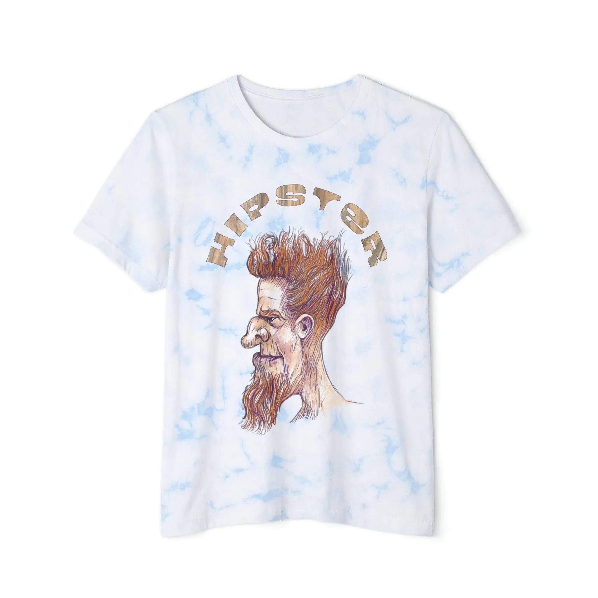 Hipster Unisex FWD Fashion Tie-Dyed T-Shirt