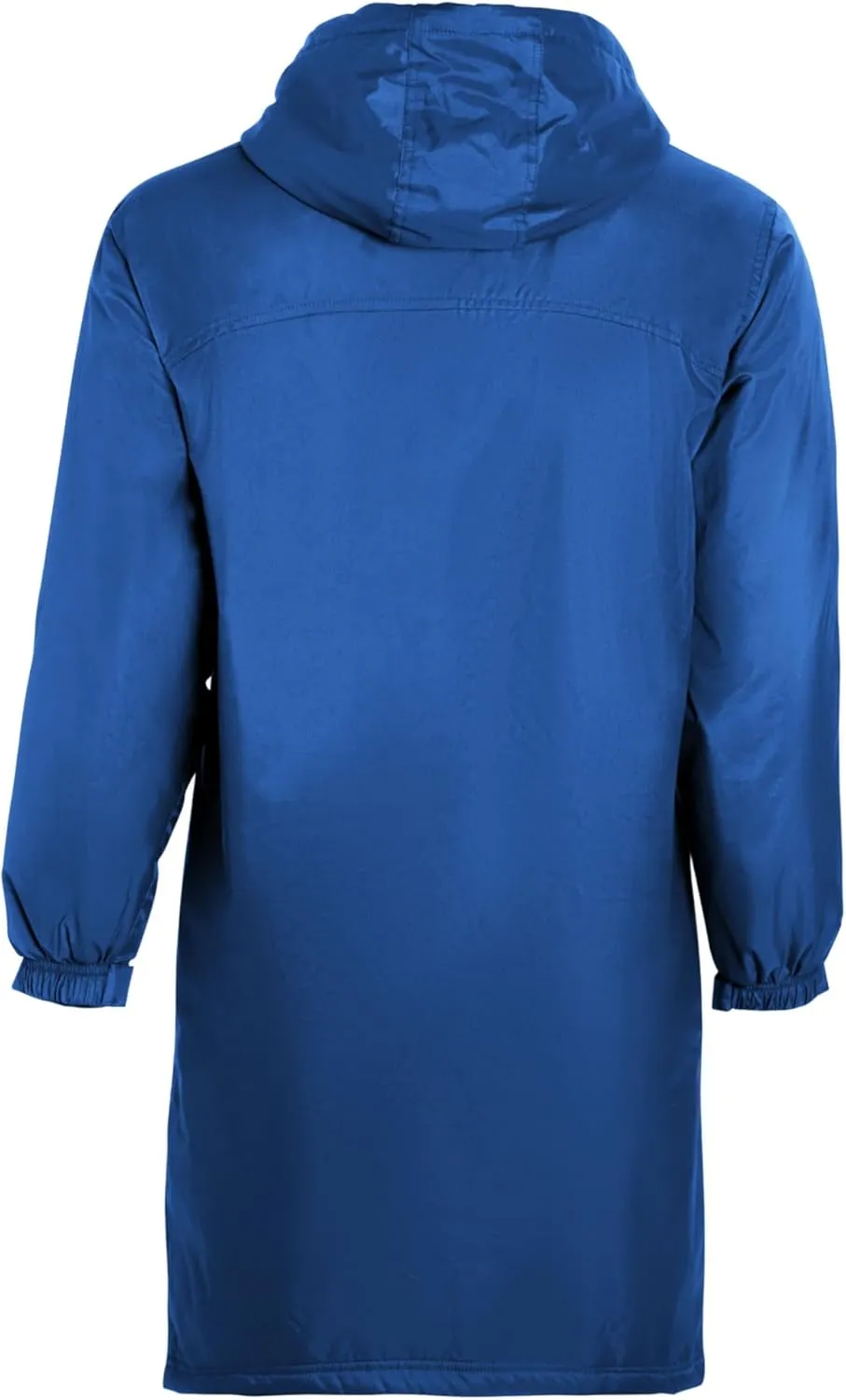 Holloway Men's Conquest Knee-Length Jacket – Warm-Up Wind/Water-Resistant Outerwear, Hooded & Adjustable Fit