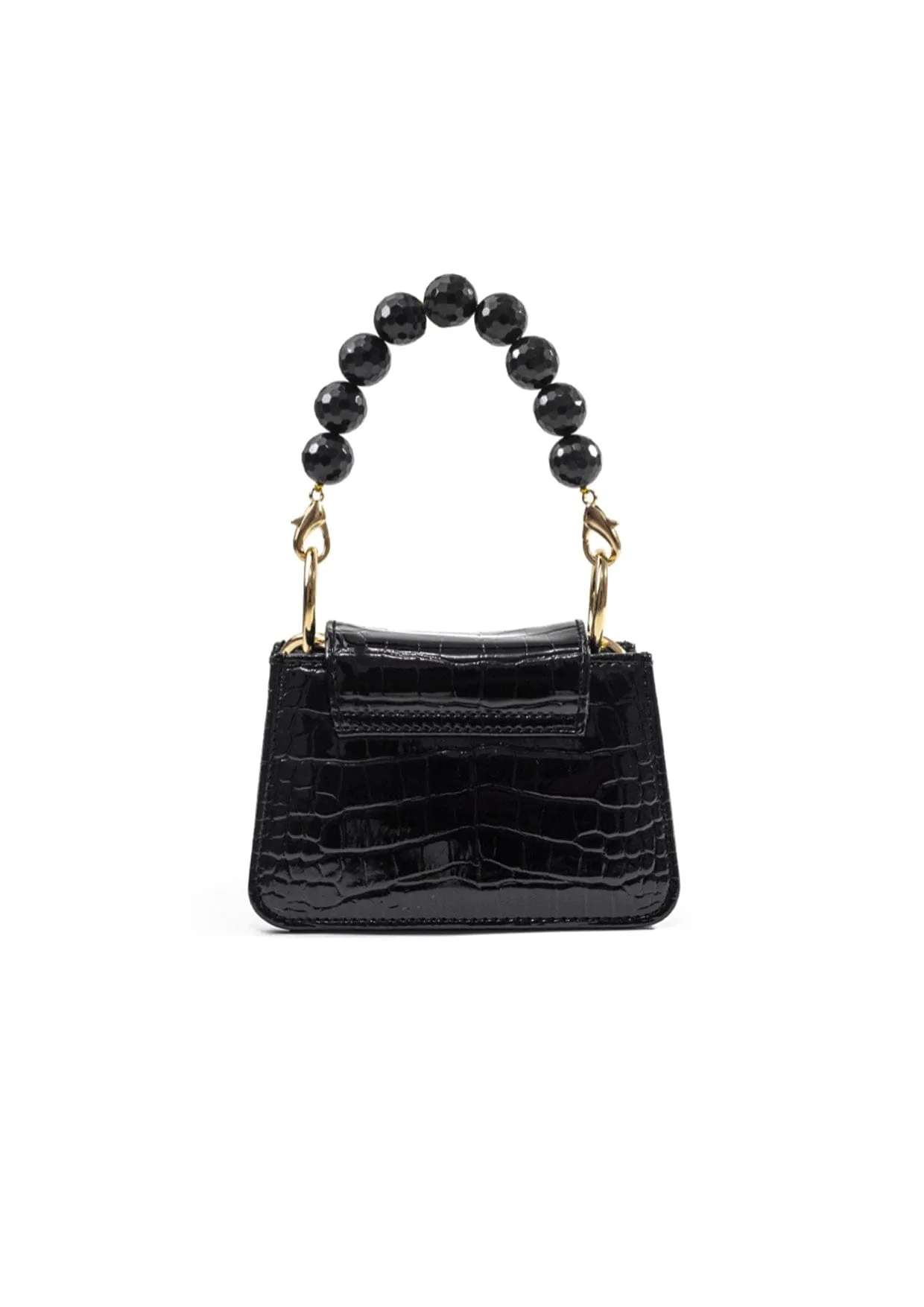 Horra Agate Top-Handle Faux-Leather Handbag