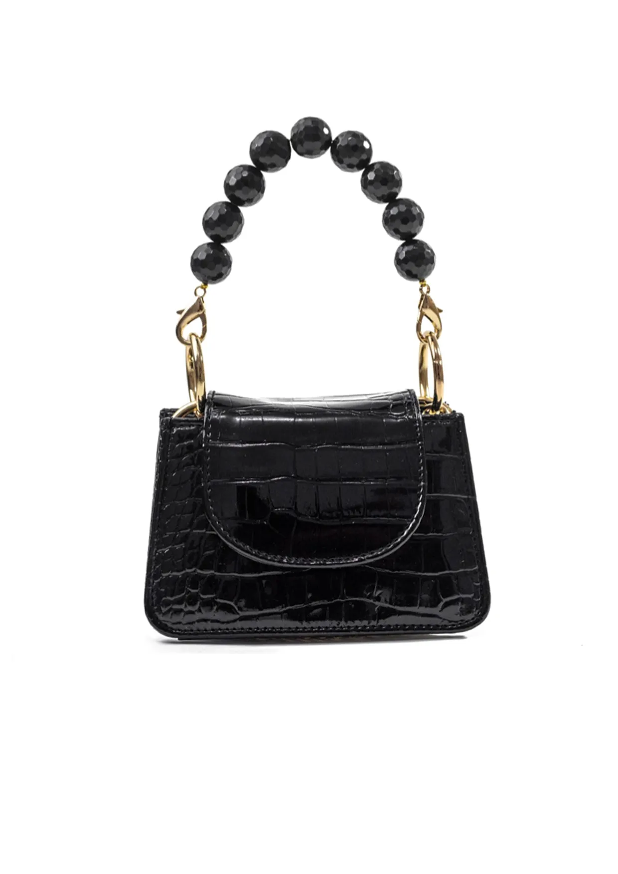 Horra Agate Top-Handle Faux-Leather Handbag