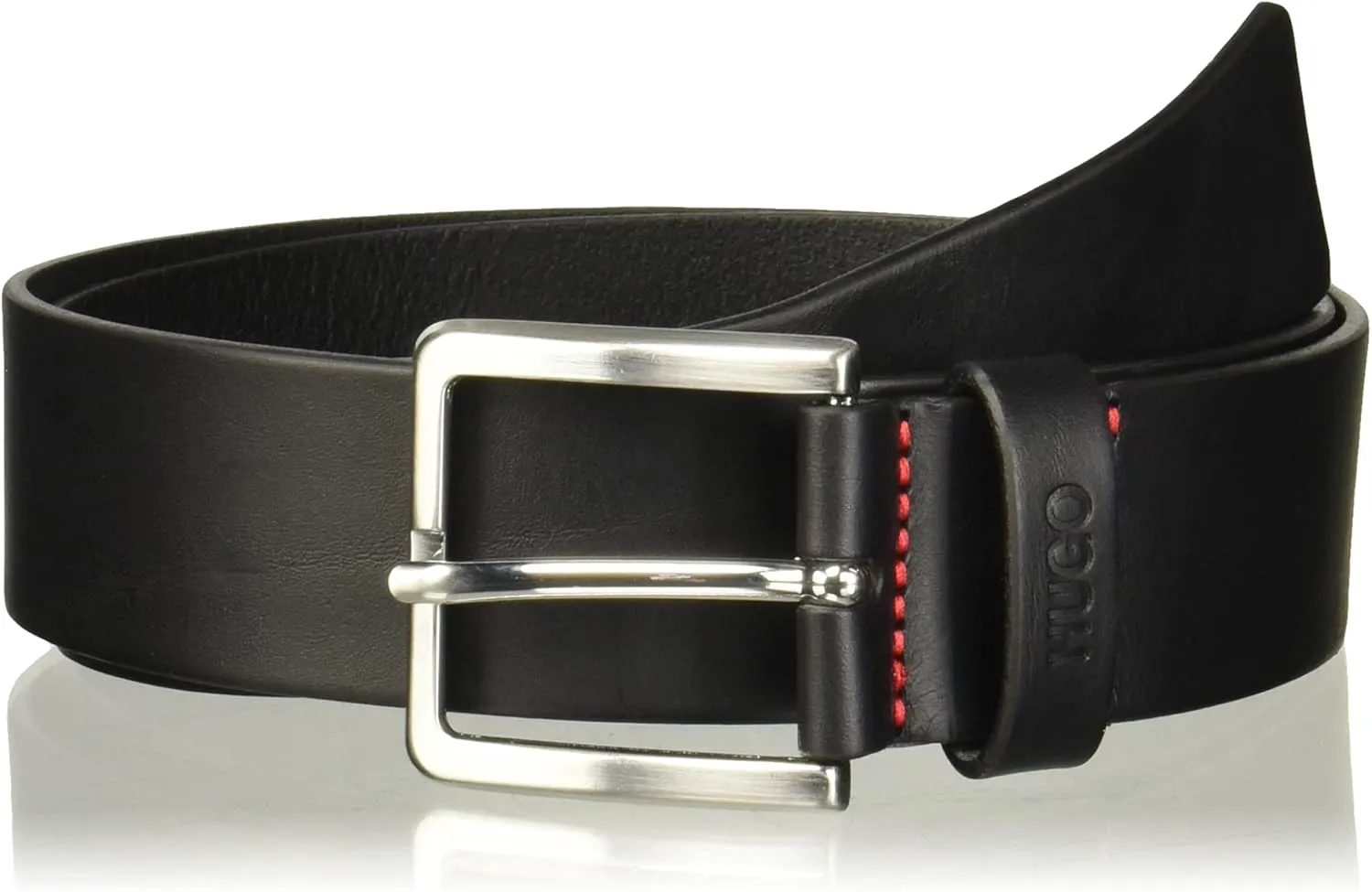 HUGO Men's Gionios Smooth Leather Casual Belt