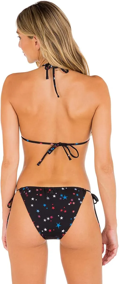 Hurley Women's Standard Slider Tie Side Cheeky Bottom