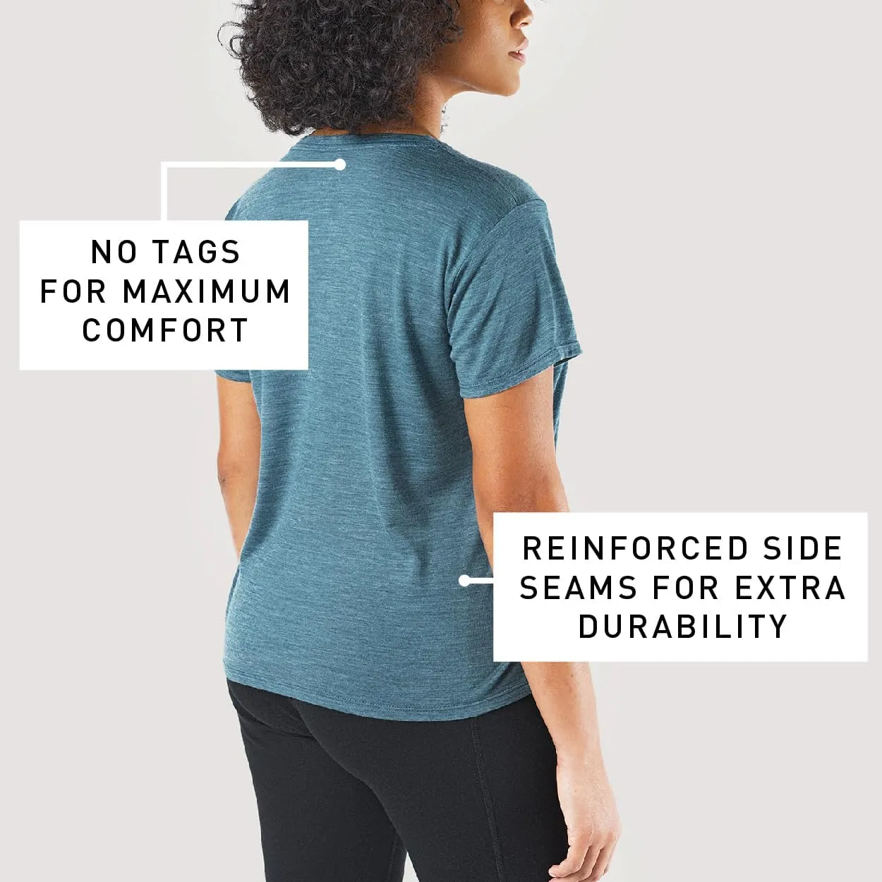 IBEX Merino Wool Paradox Pocket Short Sleeve Tee for Women | Lightweight & Breathable Solid Crew Neck Women's Top
