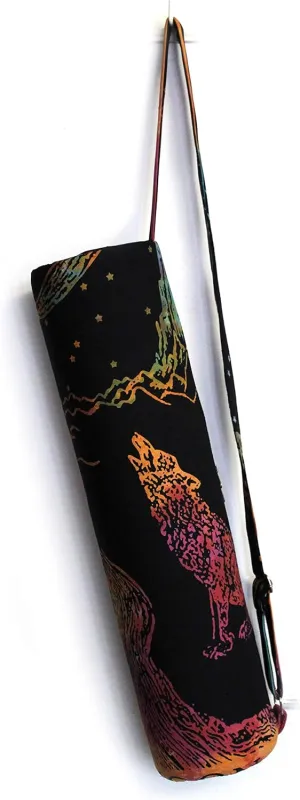 ICC Black Gold Mandala Full-Zip Exercise Yoga Mat Carry Bag Gym Beach Pilates Carrier Bags Hippie Mandala Indian Cotton Bag