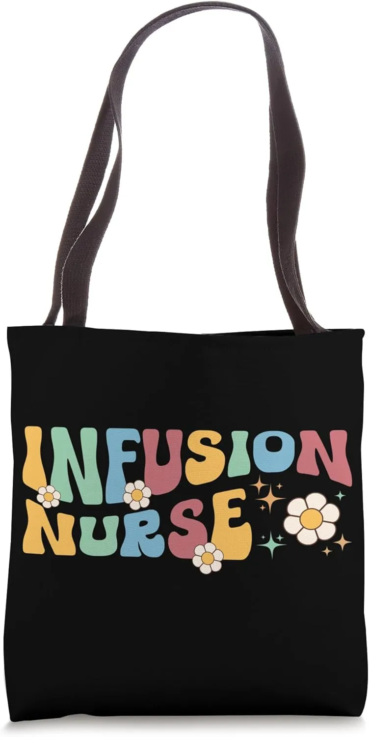 Infusion Nurse Groovy Infusion Nursing Tote Bag