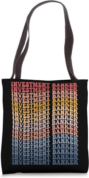 Investment Banker Groovy Retro Tote Bag