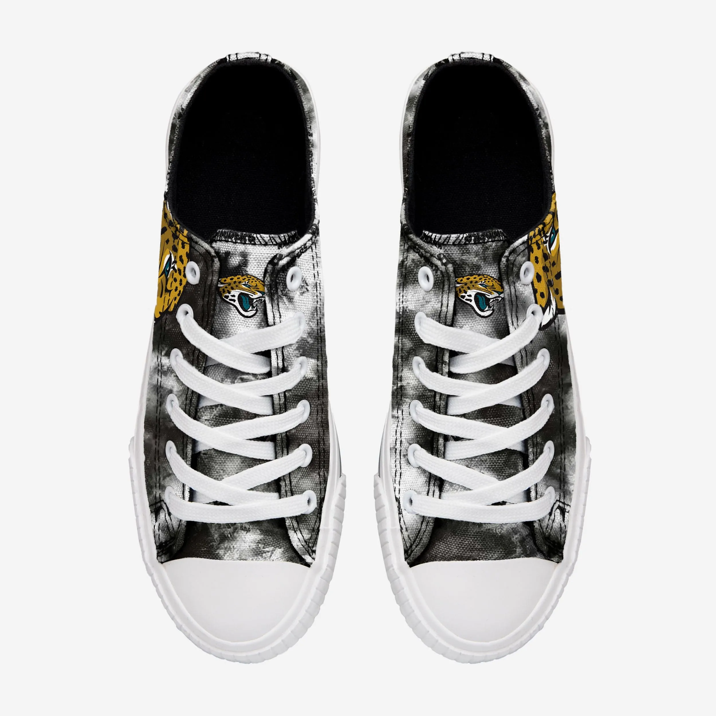Jacksonville Jaguars Womens Low Top Tie-Dye Canvas Shoe
