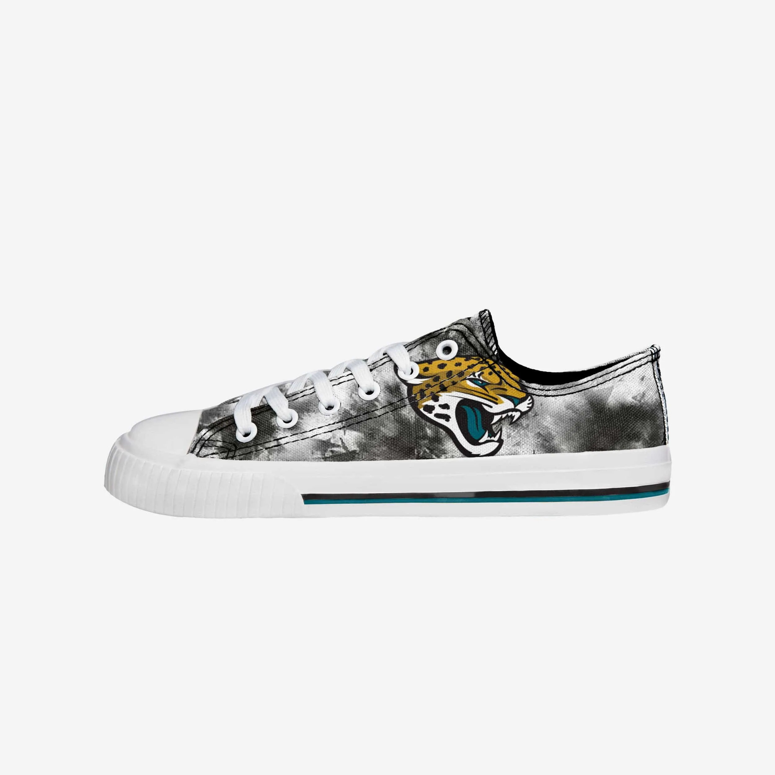 Jacksonville Jaguars Womens Low Top Tie-Dye Canvas Shoe