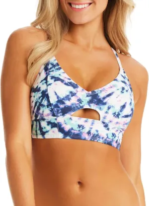 Jessica Simpson Women's Adjustable Cropped Cami Bikini Top