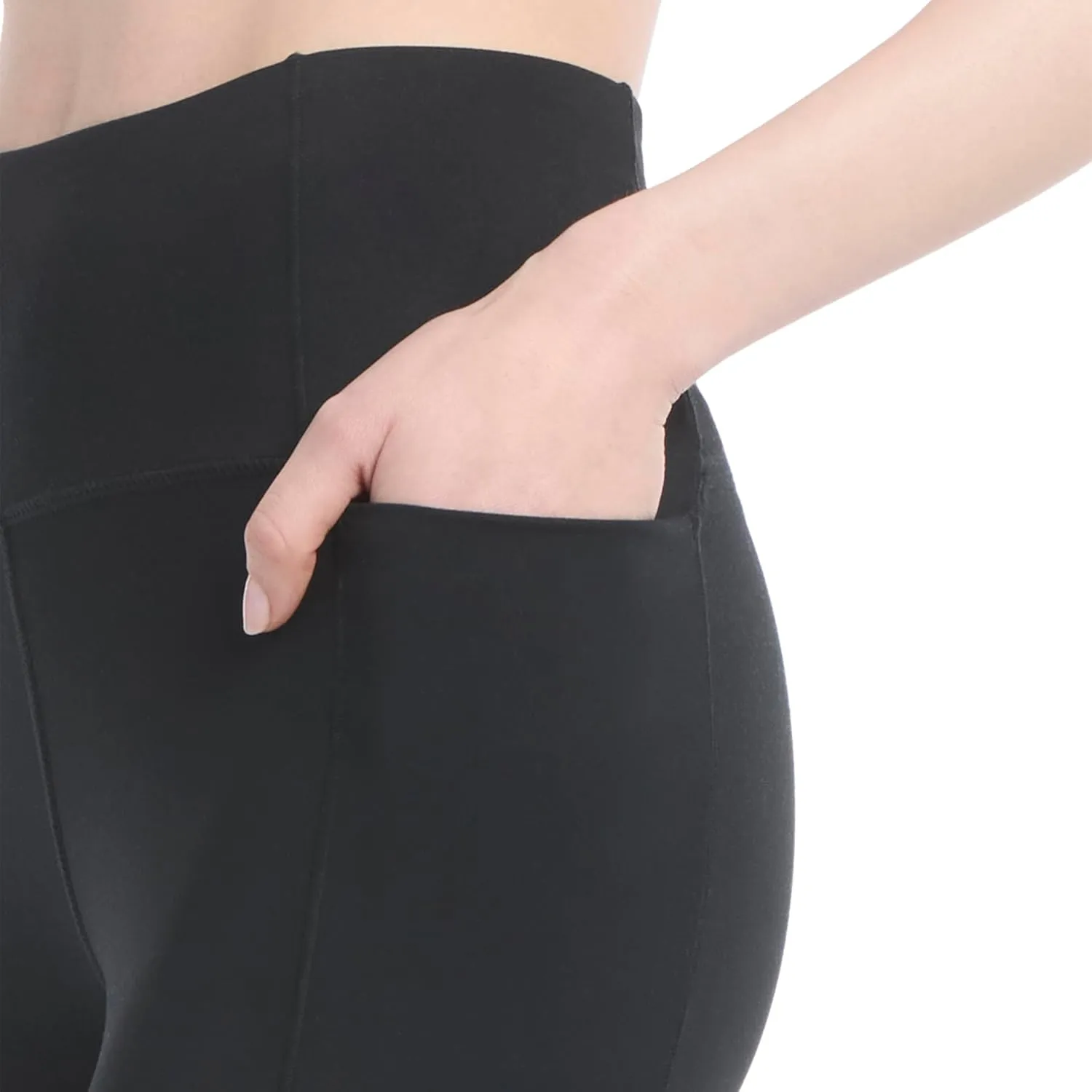 Jockey Women's Active Nylon Stealth Capri Leggings