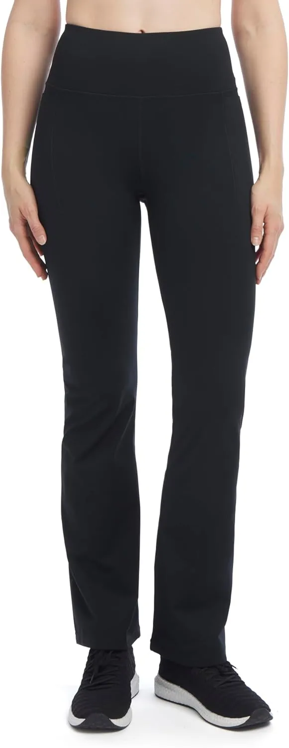 Jockey Women's Active Nylon Yoga Pants with Pocket