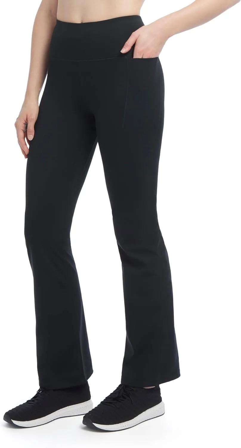 Jockey Women's Active Nylon Yoga Pants with Pocket