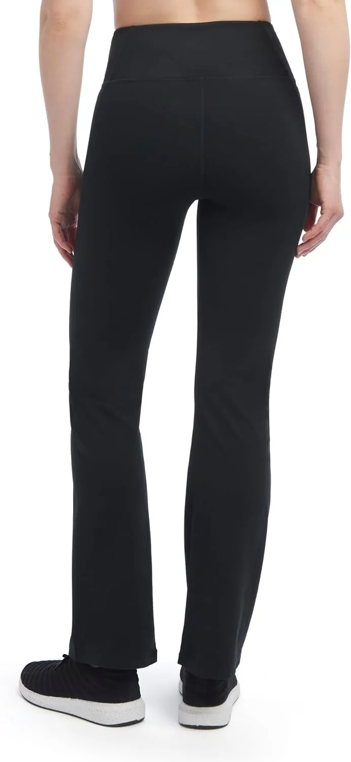 Jockey Women's Active Nylon Yoga Pants with Pocket