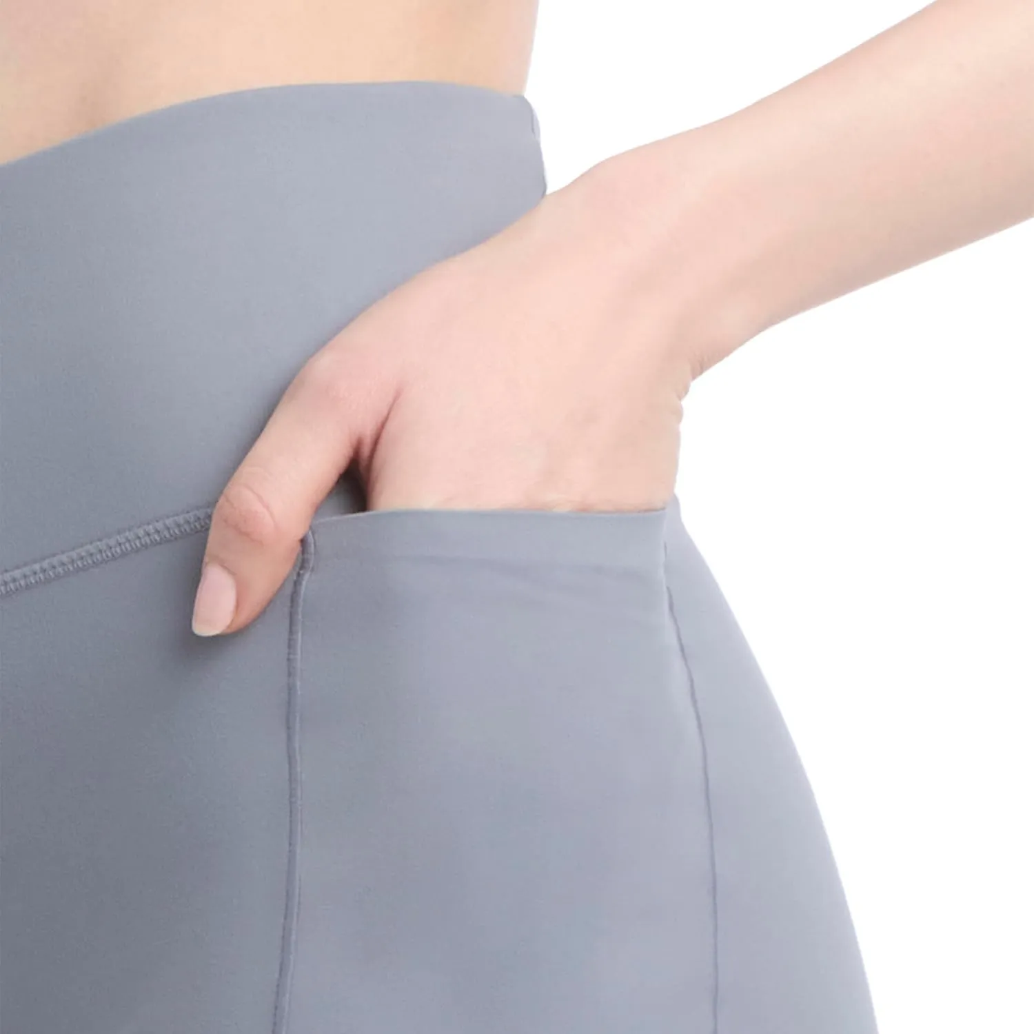 Jockey Women's Active Nylon Yoga Pants with Pocket