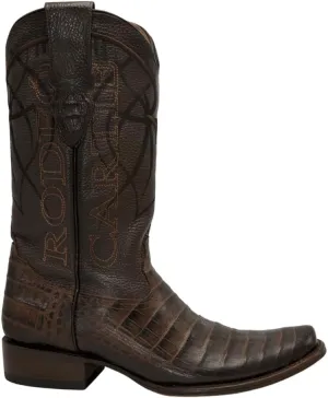 Joe Boots Denver Men's Print Crocodile Snip Toe Western Boots