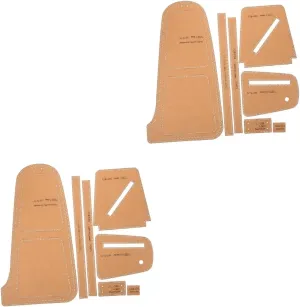 jojofuny 2 Sets Leather Chest Bag DIY Tools Bag Strap Crossbody Templates Pattern Templates for Leather