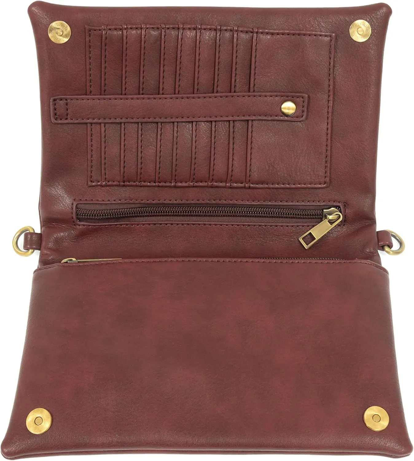 Joy Susan Multipocket Crossbody Bag: Kitty in Vegan