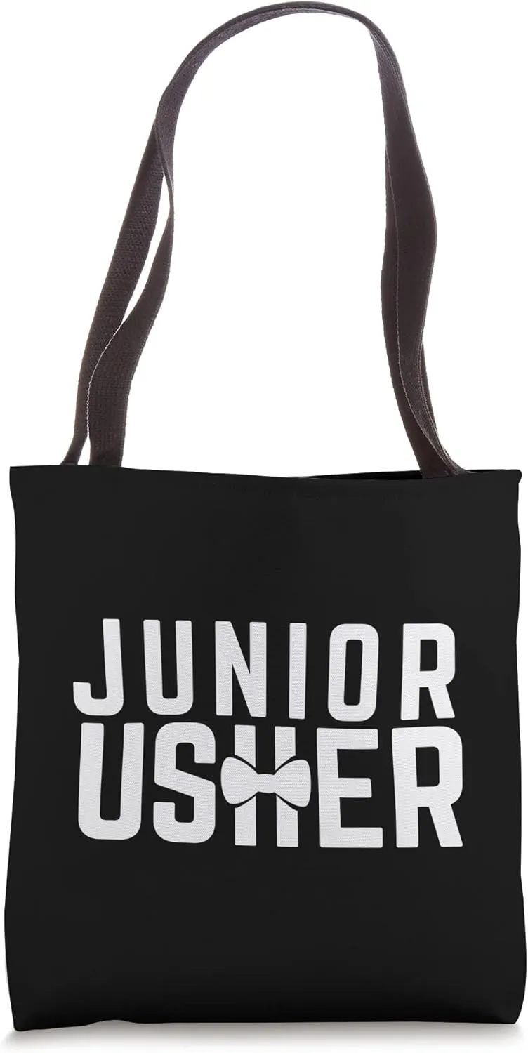Junior Usher Ceremony Attendant Wedding Rehearsal Tote Bag