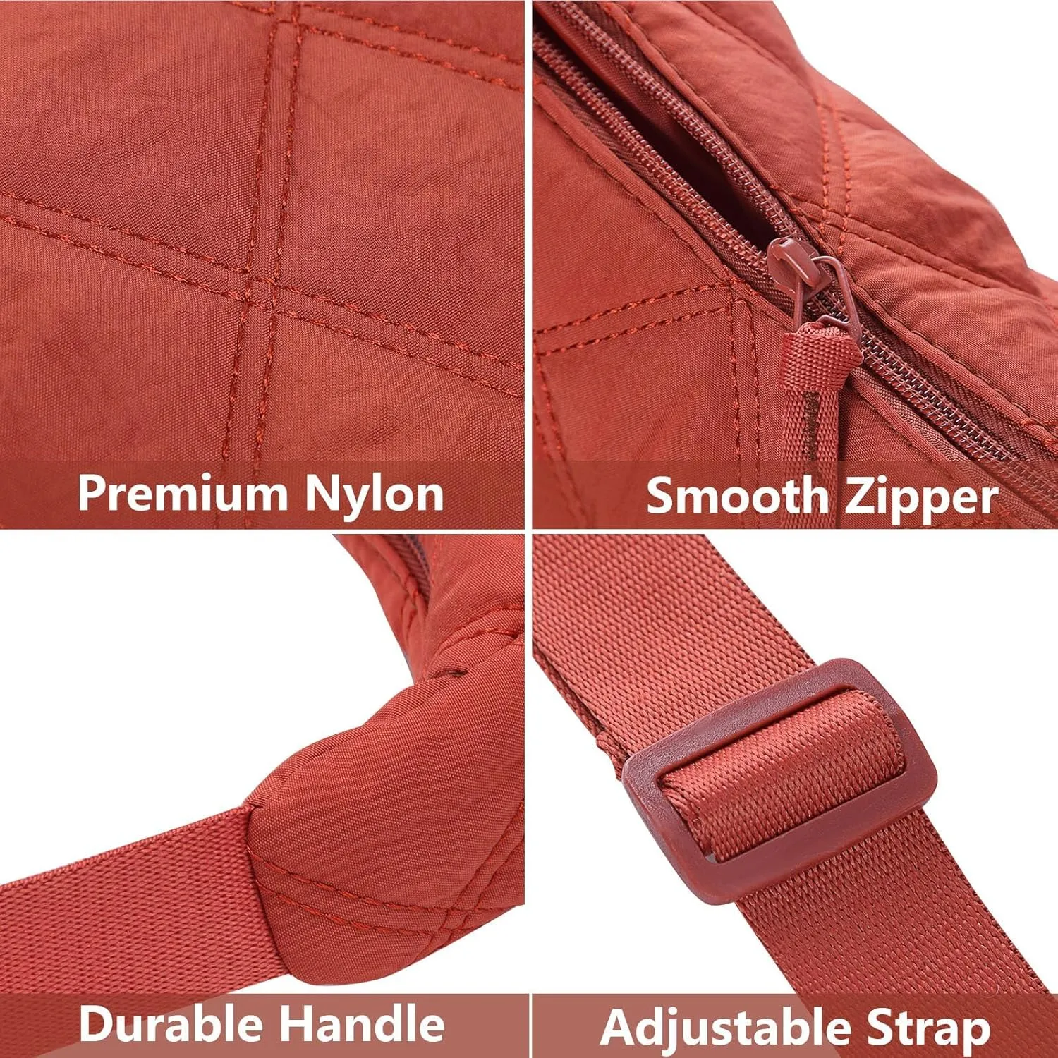 Juoxeepy Quilted Tote Bag for Women Puffer Hobo Crossbody Bag Lightweight Quilted Padding Shoulder Bag Nylon