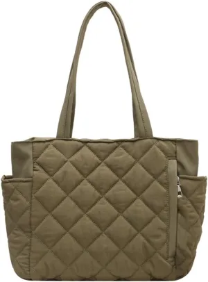 Juoxeepy Quilted Tote Bag for Women Puffer Hobo Handbag Padding Quilted Bag Trendy Lightweight Shoulder Bag Casual