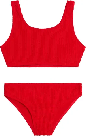 Kanu Surf Girls' Tammy Beach Sport Square Sun Bikini 2-Piece Swimsuit