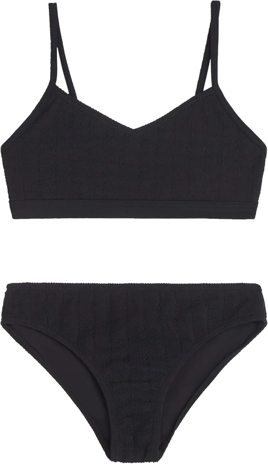 Kanu Surf Girls' Willow V-Neck Bikini Beach Sport 2-Piece Swimsuit