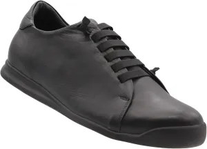 KAOMPPER Women's Elastic Slip-On Leather Shoes – Soft Turkish Leather with Padded Footbed, Handcrafted in Turkey | Available in Black and Coconut