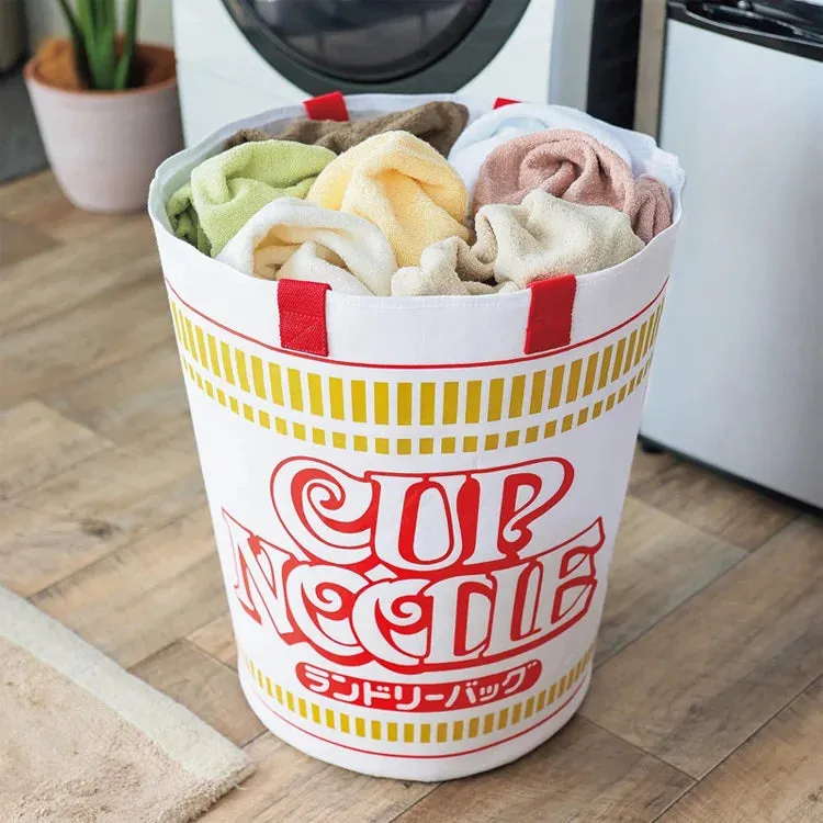 Kawaii Bubble Noodle Handbag 🍜✨ | Large Capacity Drawstring Storage Bag for Magazine & Clothes 🌈💖
