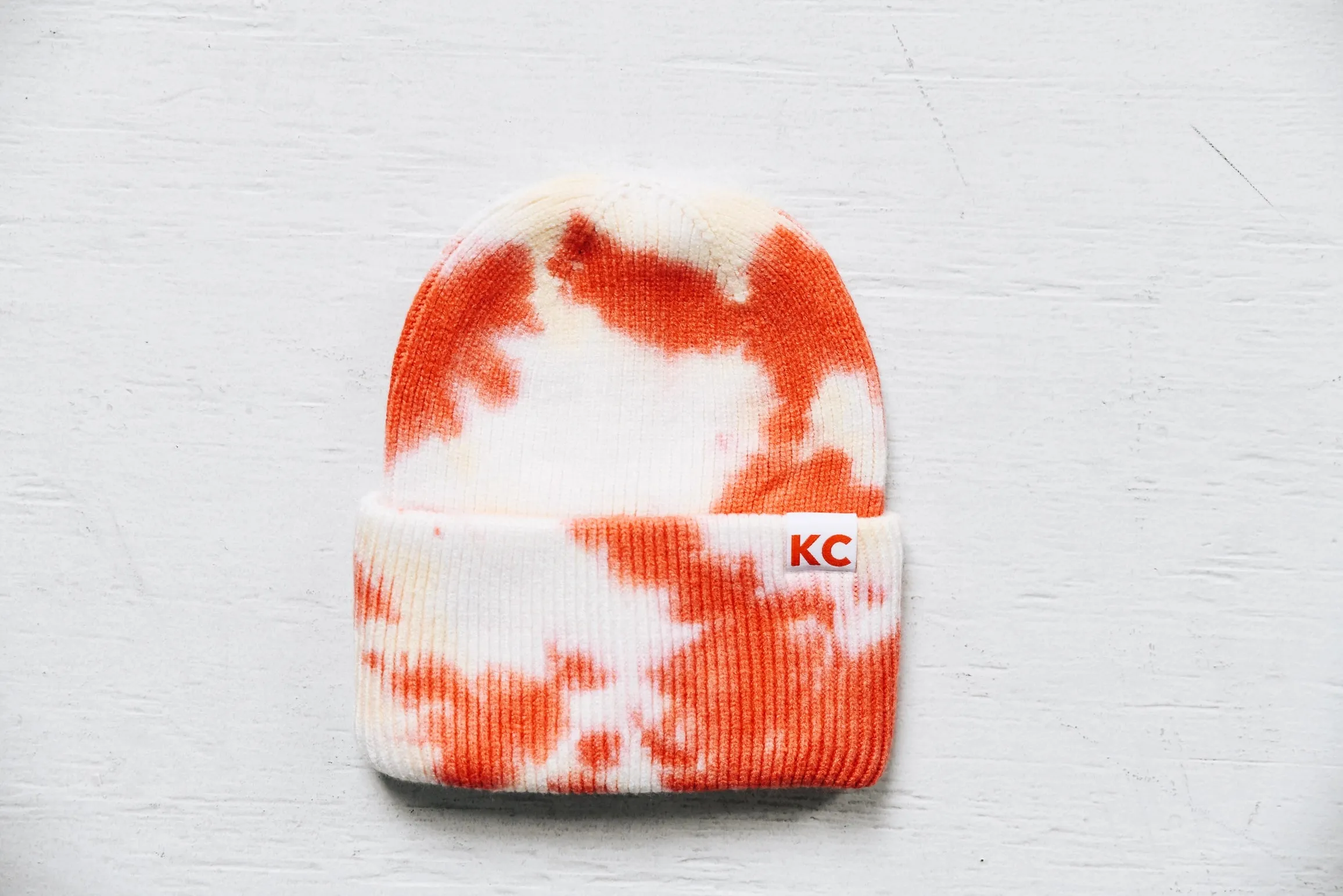KC Red Tie Dye Beanie
