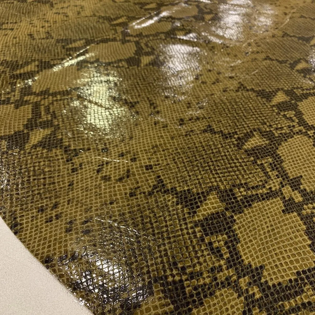 Khaki Python Snake Print