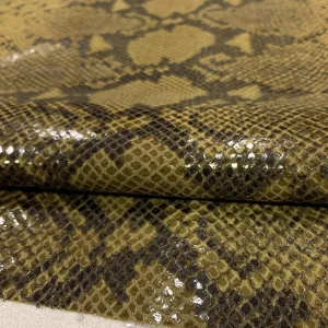 Khaki Python Snake Print