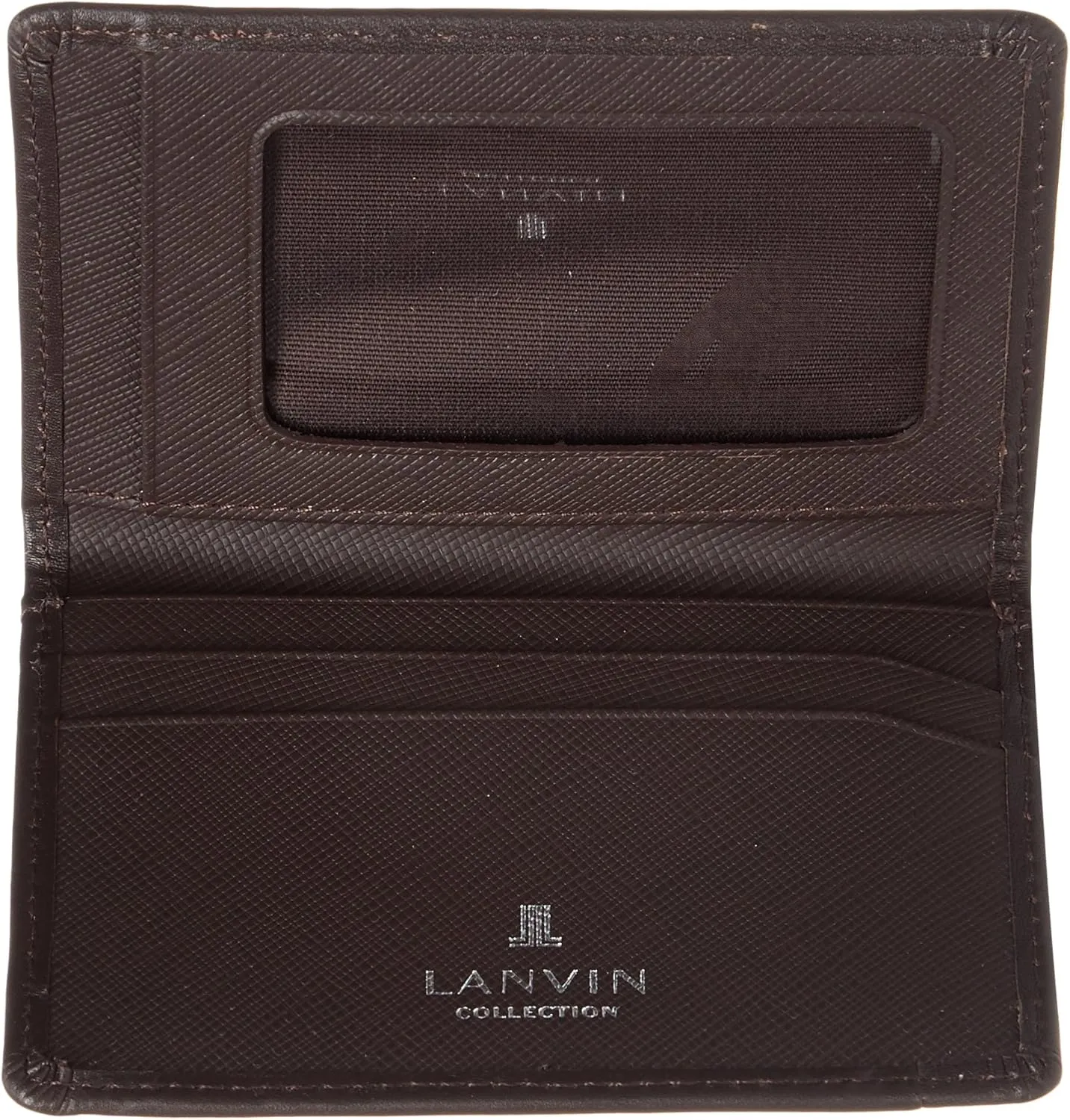 LANVIN COLLECTION(ランバンコレクション) Men's Embossed Commuter Purse