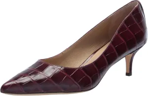 Lauren Ralph Lauren Women's Adrienne Crocodile-Embossed Leather Pumps