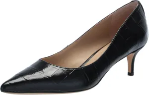 Lauren Ralph Lauren Women's Adrienne Crocodile-Embossed Leather Pumps