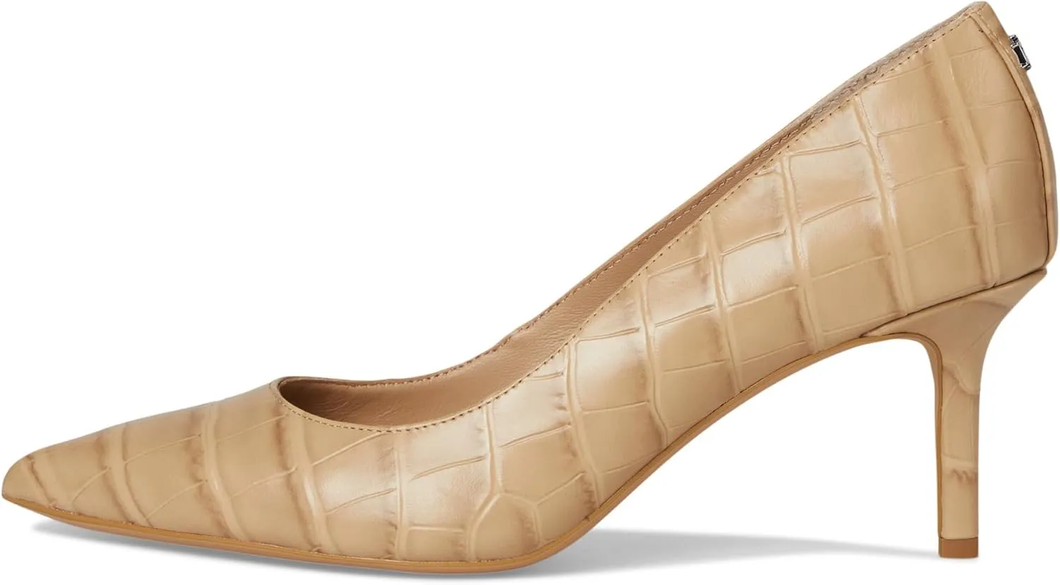 Lauren Ralph Lauren Women's Lanette Crocodile-Embossed Leather Pump