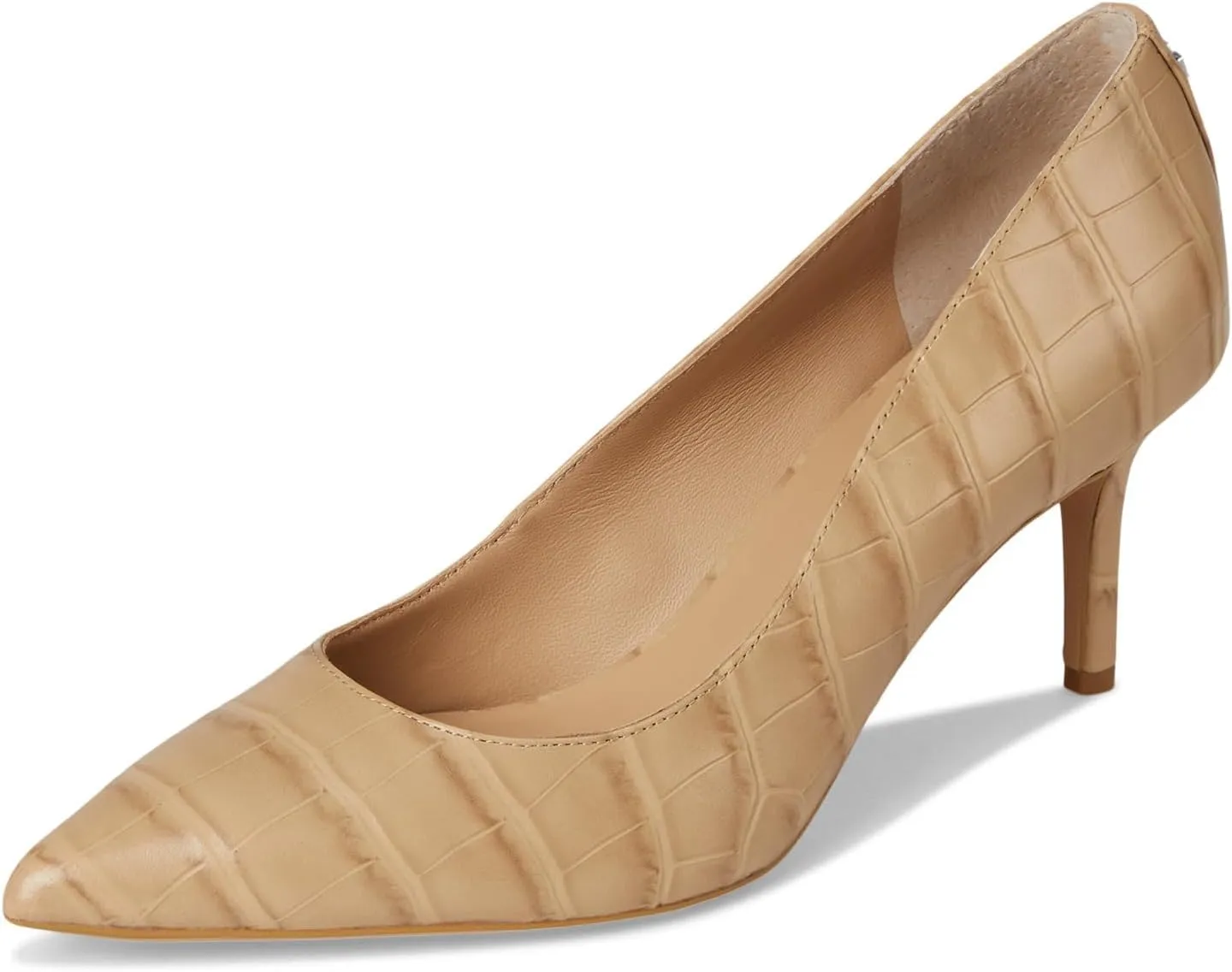 Lauren Ralph Lauren Women's Lanette Crocodile-Embossed Leather Pump